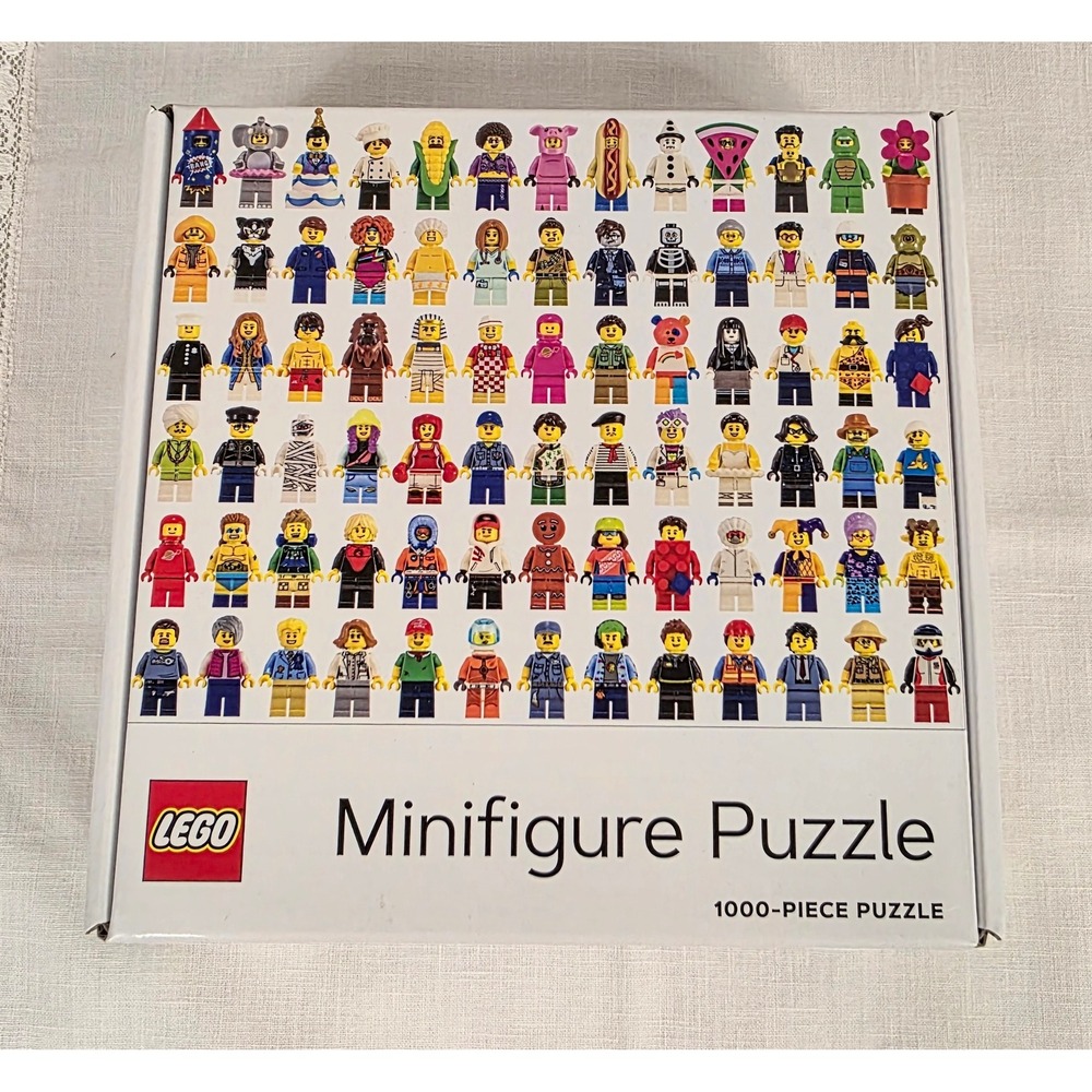 LEGO Minifigure 1000 Piece Jigsaw Puzzle 9781797210414 Chronicle Books 20x25in